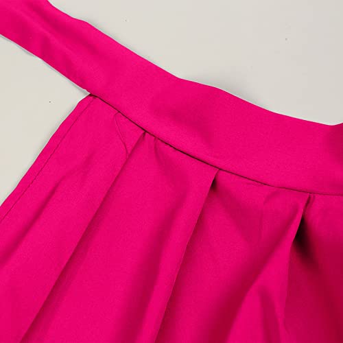 minjiSF Dames plus size Duitse jurk vierkante hals schort Oktoberfest bier meisje kostuum - Afbeelding 4