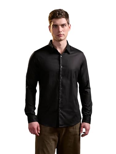 Image of THE BEAR HOUSE Men's Multi-Color Cotton Checked Flannel Overshirt