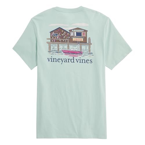 vineyard vines Men's Dockside Lobster Shack Short-Sleeve Pocket Tee