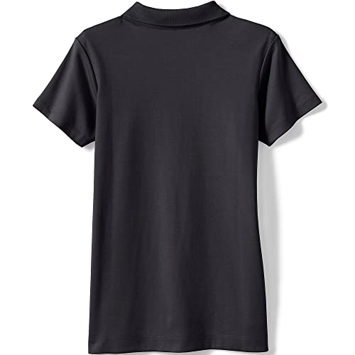 Image of Lands' End School Uniform Girls Short Sleeve Feminine Fit Interlock Polo Shirt