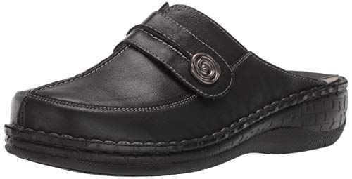 Propét Women Jana Food Service Shoe, Black, 7.5 D US