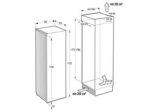 Gorenje RBI 5182 A1 Einbau Kühlschrank Kühlgerät weiß 178 cm FreshZone – Bild 8