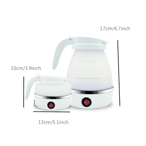 Tetera eléctrica plegable de silicona 600 ml 110 V miniatura 2
