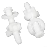 Compatibilité standard : ces charnières sont spécialement conçues pour s'adapter aux sièges de toilette standard, assurant la compatibilité avec la plupart des accessoires de salle de bain. Vous pouvez facilement les installer sans avoir besoin de modifications ou d'ajustements supplémentaires.