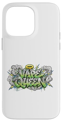 Vape Queen Funny Vaping���D�� �X�}�z�P�[�X iPhone 14 Pro Max �p