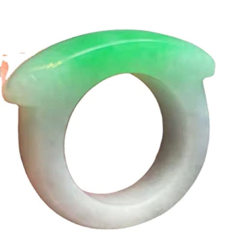Bague en jade style selle anneau 19mm pour sublimer vos tenues du quotidien