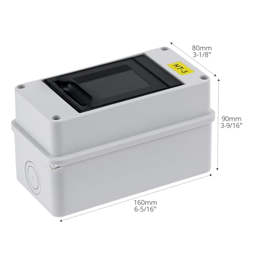 Disjoncteur boîtier de distribution électrique étanche IP65 rail DIN