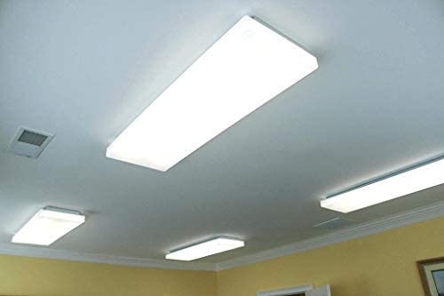 Antlux 60W Led Wraparound Office Light 4Ft, 7200 Lumens, 4000K, 4 Foot Flush Mount Led Shop Lights, Wrap Around Ceiling Lighting Fixtures For Garage Workshop, Fluorescent Tube Replacement, 6 Pack #TOP1