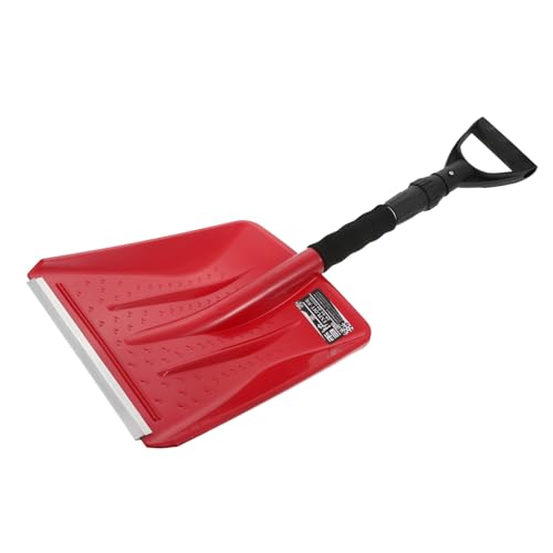 Hemobllo Pala Quitanieves Portátil Retráctil con Mango de Aleación de Aluminio Resistente al Herramienta Multifuncional para Coche y Prevención de Desastres Invierno Diseño y Fácil