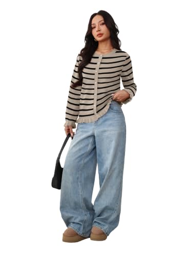 OFEEFAN Cardigan Sweaters for Women Trendy Fall Outfits Long Sleeve Shirts - image 4