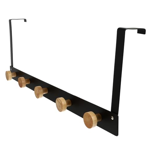 FIXOSHEE ドアハンガーフック 連掛け 衣類 帽子 タオル対応 シンプル設計 キズけない取り付け ドア収納ラック キッチン 浴室 玄関用