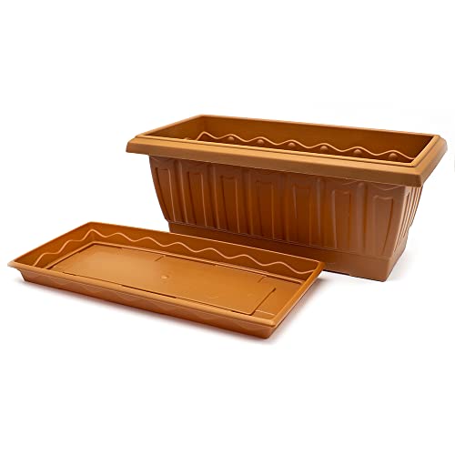 Jardineras Exterior Balcon con Plato Marca CABLEPELADO