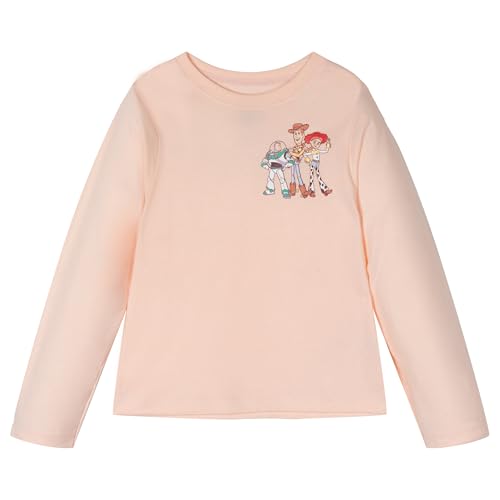 Image of Disney Girls 2 Pack Long Sleeve T-Shirts Infant to Big Kid Sizes (18 Months - 14-16)