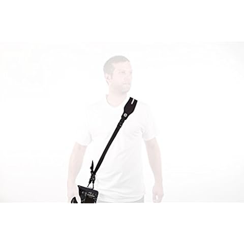 Custom SLR Glide One Strap Camera Strap System with Black C-Loop - Gliding Camera Strap with Quick-Release Buckles for DSLR, mirrorless, micro four thirds cameras Cover