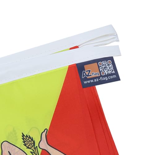 Image of AZ FLAG Sicily 6 meters BUNTING Flag 20 flags 9'' x 6'' - Italy - Sicilian STRING flags 15 x 21 cm