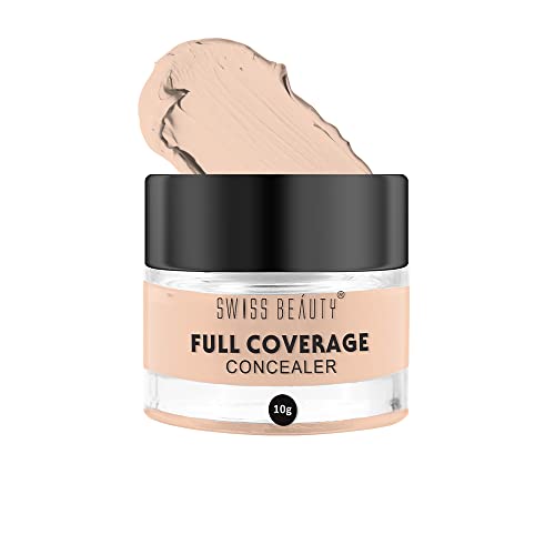 Swiss Beauty Matte Fill Coverage Cream Concealer, Face Makeup, Light Fairest, 10Gm Matte Finish