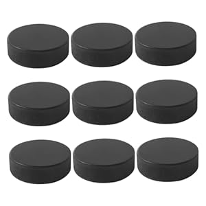 Supvox Eishockey Pucks 9 Stück Naturgummi