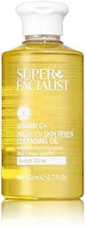 Super Facialist Face Cleanser Oil – Facial Wash & Waterproof Makeup Remover with Vitamin C, Gentle Cleansing Oil for Women, Suitable for All Skin Types 6.8 oz