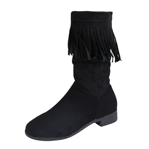 Bottes western mi-mollet en daim femme pour vos sorties et balades