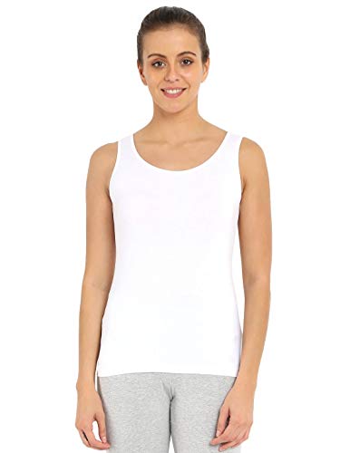 Image of Jockey Womens Cotton Regular Fit Round Neck Solid Tank Top