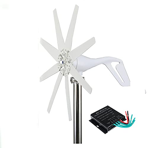 Molino de viento de 12V 24V 48V vertical con kit generador autónomo MPPT
