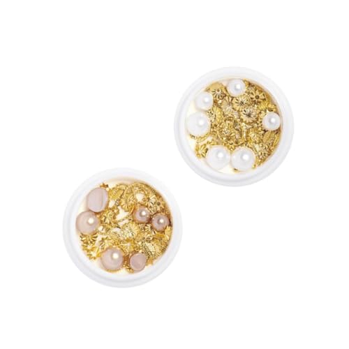 Beatifufu Nail Rivet Decoration Manicure Metal Ornaments Nail Jewelry for Women Nail Art Dec