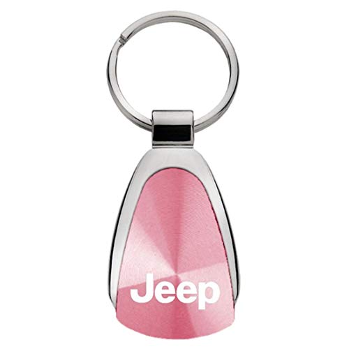 Officially Licensed Jeep Pink Teardrop Keychain #TOP24