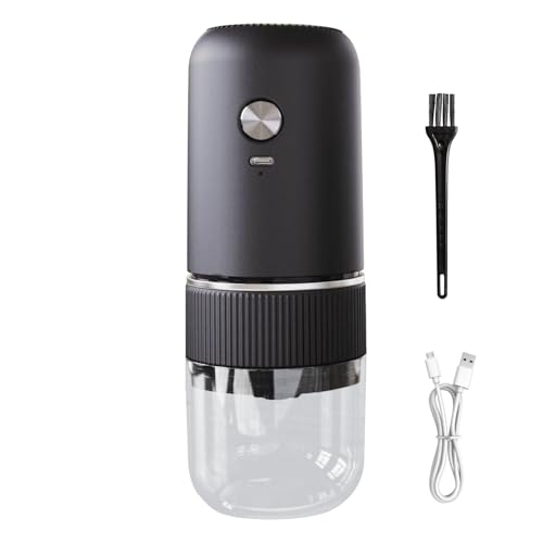 Electric Burr Coffee Grinder - Portable Mill | Molilla De Frijol De Café Ajustable, Herramienta De...
