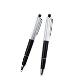 NUOBESTY Fun Electro Shock Pen 5PCS, Writing Black Plastic Ballpoint Shocking Pens Ball Pen Prank Joke Trick Toys Pen Funny Gadget Prank Toy for School Students