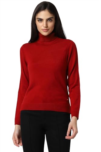 Image of Van Heusen Women's Acrylic Turtle Neck Sweater