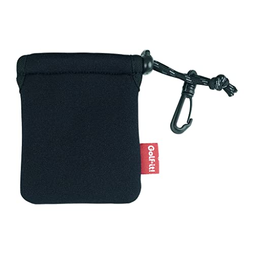 Golf it! ライトティー・小物入用巾着 黒 C-174(080)