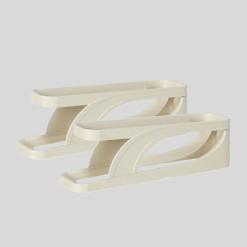 Bacs de rangement pliables frigo support œuf distributeur automatique x2