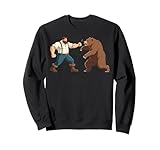 Man Fighting A Bear
