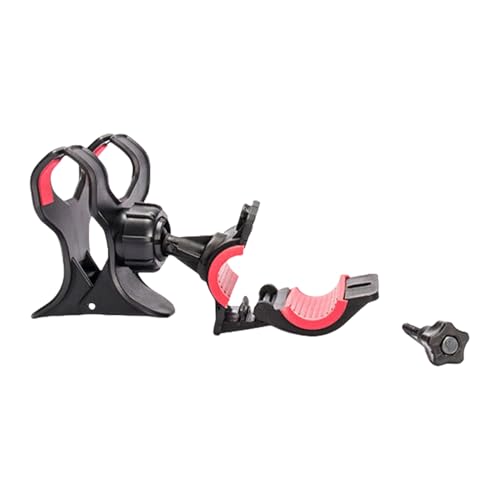 Genérico Cycling Phone Mount, 360° Rotating Smartphone Holder, 4.92x2.95x3.15 Inches, Shock-Absorbing Grip, Outdoor Riding, Secure Handlebar Clamp for Bike, Electric Scooter, Men, Women