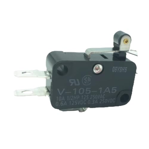 Micro-interrupteur V-105-1A5 avec levier pour un contrôle de course précis