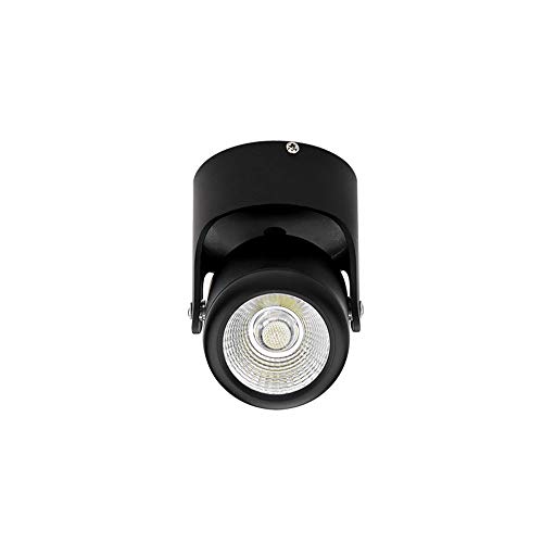 Foco de Pared Ajustable, Moderno, de un Solo Techo, lámpara de Techo COB, para el hogar, Sala de Estar, TV, Fondo, Pintura de Pared, lámpara Mural, focos LED nórdicos de 15 W de Alto Brillo (Color: l