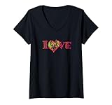 Photo Gallery donna love german shepherd dog lover heart feltro canine enthusiast maglietta con collo a v Photo Gallery donna love german shepherd dog lover heart feltro canine enthusiast maglietta con collo a v
