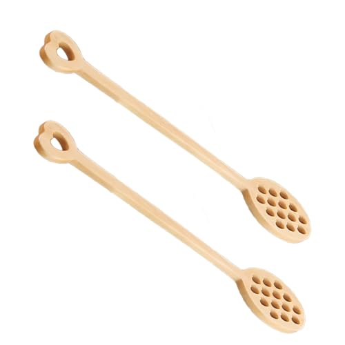 Unomor 2 Pcs Spoon for Mixing Milk Heart Shaped Spoons Heart-shaped Spoon Honey Stirring Spoon Creative Coffee Stirring Stick Honey Dipper Sticks Coffee Stir Sticks Coffee Mixing Stick
