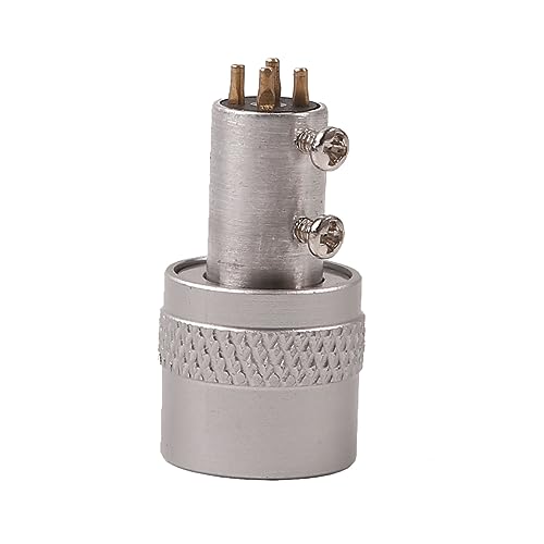 XusLFR Aluminum Alloy SME Type Headshell Socket Connector 24K Gold Plated Pin for SME Turntables VinylPlayers Audiophiles
