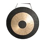 Artesanía tradicional: el instrumento gong está hecho por artesanos profesionales de cobre con cuatro artesanías tradicionales, estampado mecánico y proceso de galvanoplastia, pulido a mano y envejecido, que hacen que el color sea uniforme y que el sonido sea rico, potente y resonante.