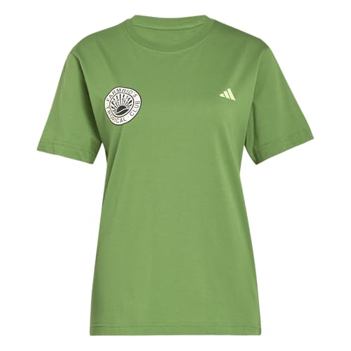 adidas Women's Farm Graphic T-Shirt, Crew Green