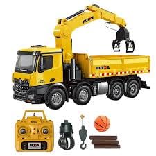 s-idee® S1538 Rc Kipplader mit Kran & Schrottgreifer Dump Truck 1:14 LKW 26 Kanal Huina 1575