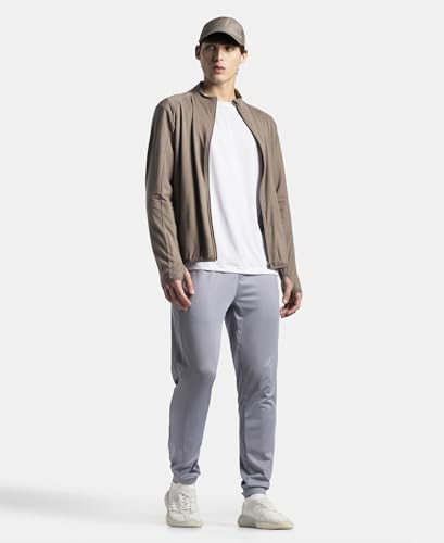 Image of Jockey SP17 Men's Soft Touch Microfiber Elastane Stretch Thumbhole Jacket with Stay Dry Treatment