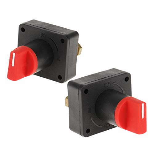 2x 100A BATERIA MASTER KILL SWITCH ISOLATOR DESLIGAR CORTE BARCO DE CARRO 12V / 24V