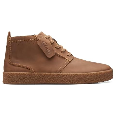 Clarks Men's Dark Tan Ankle Boots Cover