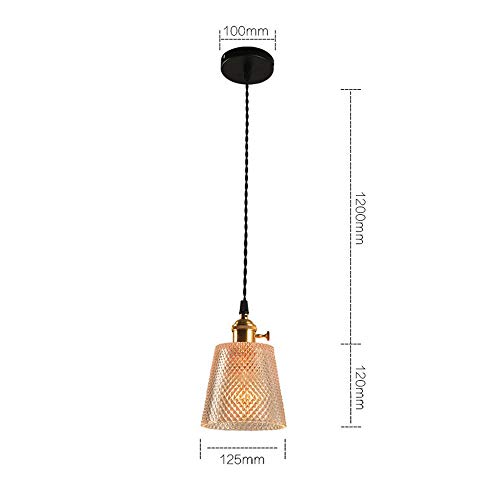 Suspension en cuivre E27 réglable pour corriger les plafonds bas - 3
