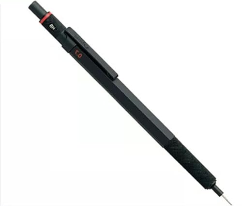 for Old Pencil Black Knurled 0.7 mm Only 0.7 in Red