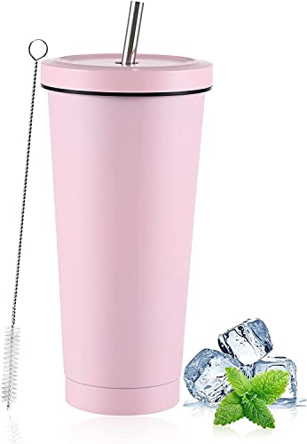 LATERN Iced Coffee Tumbler with Lid and Straw