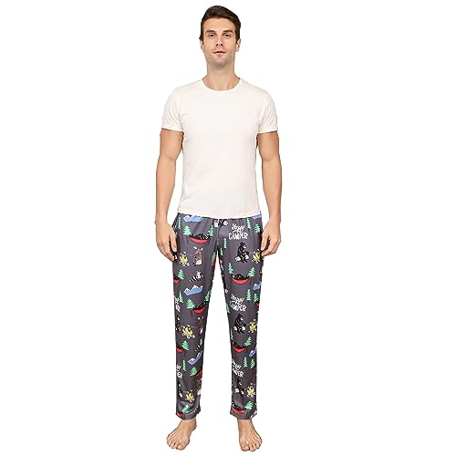 ShuiGod-Mens Cott*n-like texture Super Soft Pajamas Pants/Sleep Pant/Pajama Bottom3