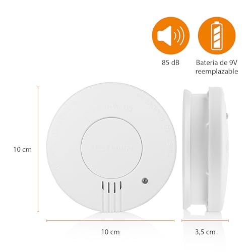 Miniatura 3 de Smartwares Detector De Humo Fsm-11516 - Sensor Fotoeléctrico - Batería Reemplazable 5 Años